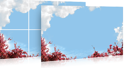 Wolkenplafond fotodesign: 'Blooming red sky' 