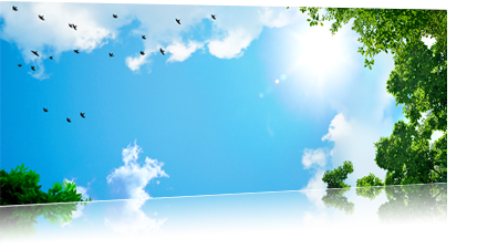Wolkenplafond fotodesign: 'Up from the skies' 
