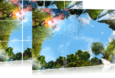 Wolkenplafond fotodesign: 'Waterval' 